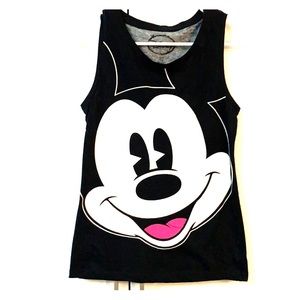 Disney Mickey Mouse black tank top - size S